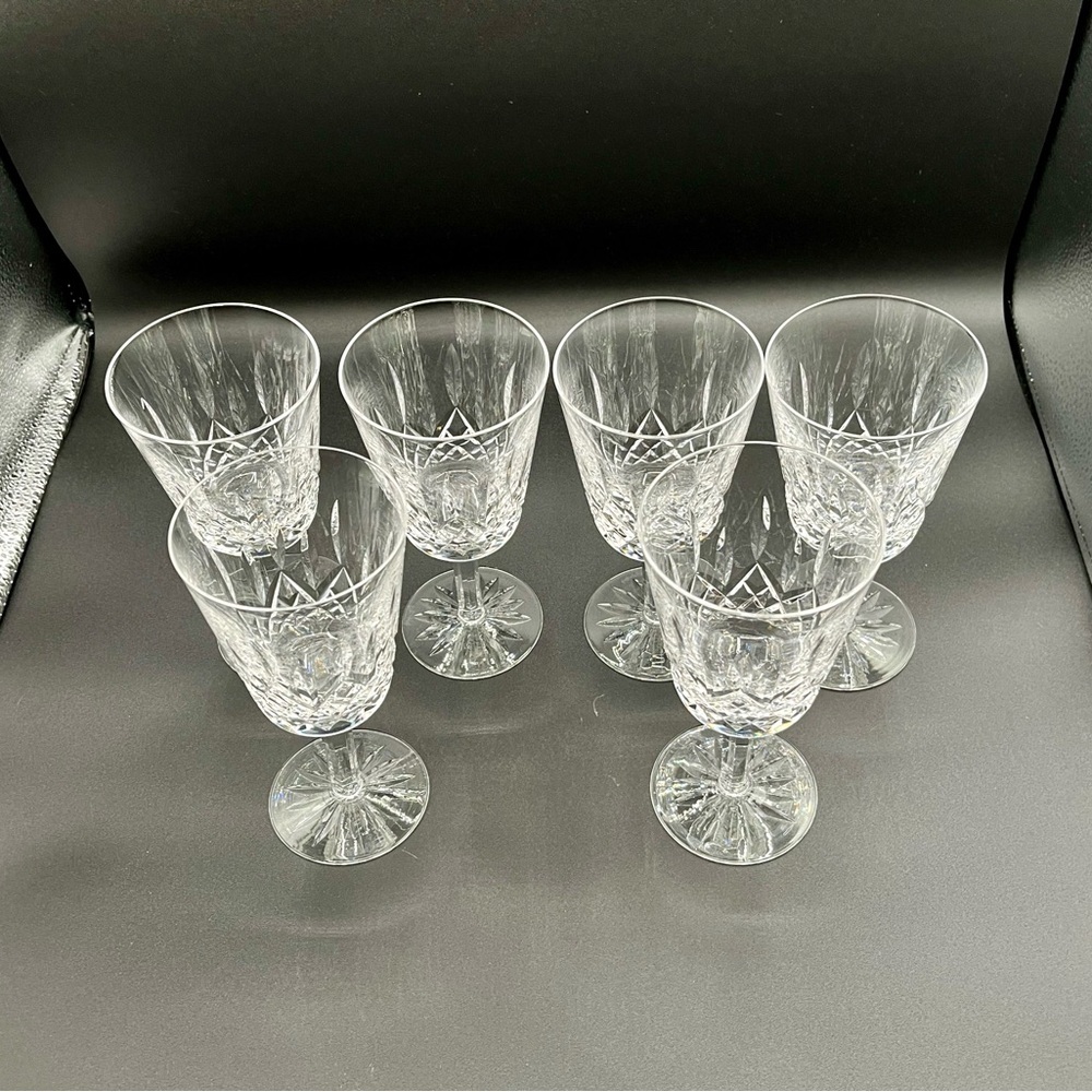 Collectible Waterford Crystal Goblets 7 Inch Tall 8-10 Ounce Handmade In Ireland - Picture 14 of 15